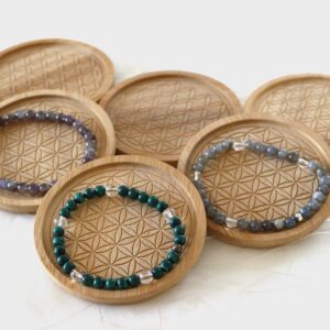 sous-verres bambou fleur de vie
